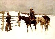 Frederick Remington The Fall of the Cowboy china oil painting artist